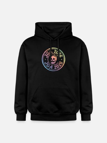 Jga 2026 Skull Bachelor Party - Gildan Unisex Softstyle® Midweight Hoodie - black