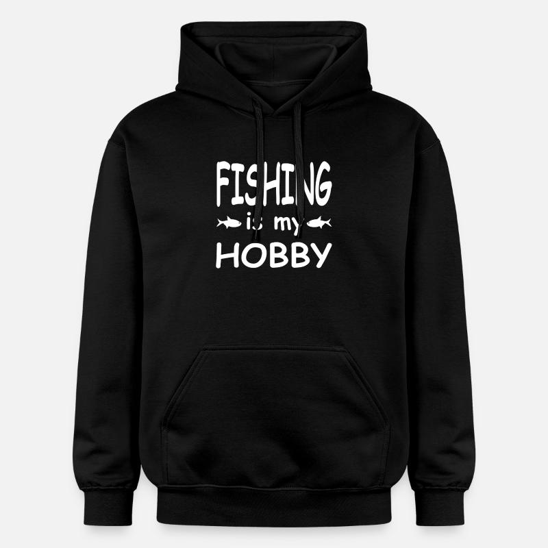 Pêche - Sweat à capuche Softstyle® Gildan Unisexe - noir