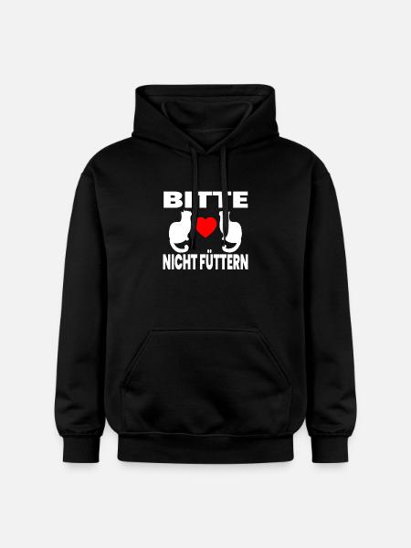félin - Sweat à capuche Softstyle® Gildan Unisexe - noir