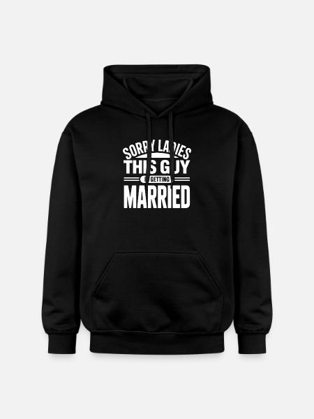Citation du futur marié - Sweat à capuche Softstyle® Gildan Unisexe - noir