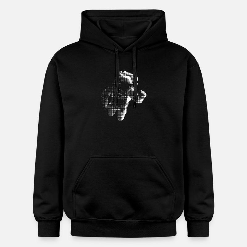 Astronaute - Sweat à capuche Softstyle® Gildan Unisexe - noir