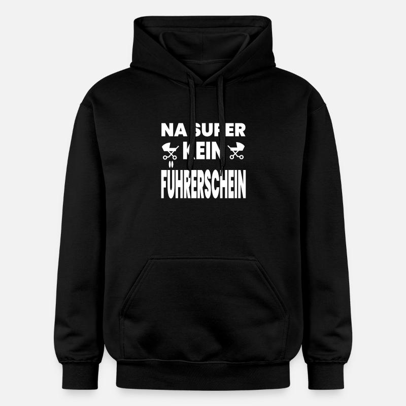 Führerschein - Gildan Unisex Softstyle® Midweight Hoodie - Schwarz