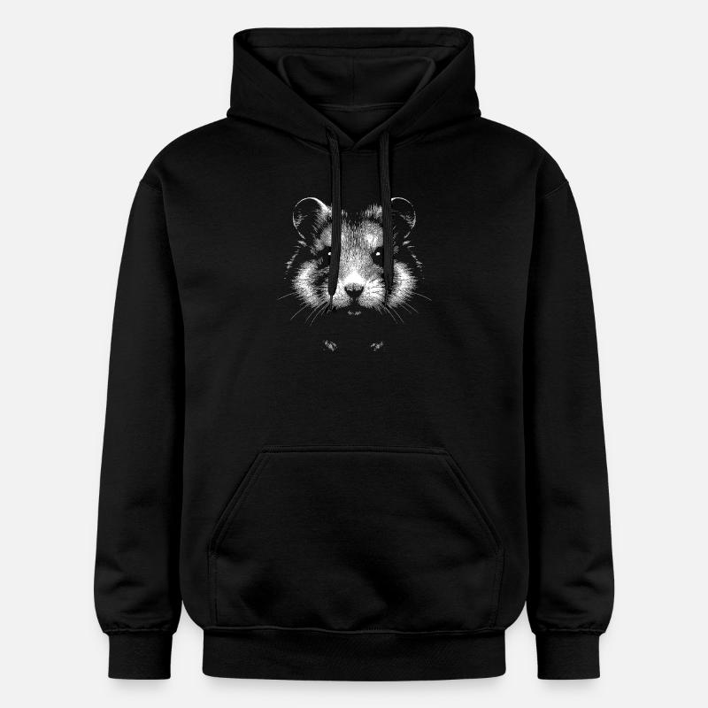 Hamster commun - Sweat à capuche Softstyle® Gildan Unisexe - noir