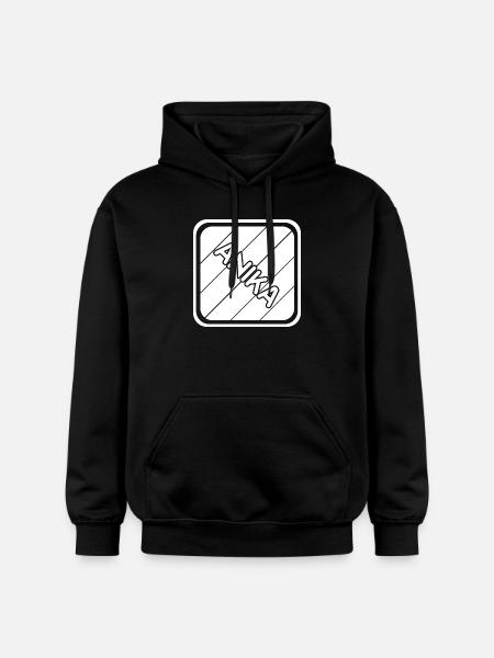 Anika as a first name - Gildan Unisex Softstyle® Midweight Hoodie - black