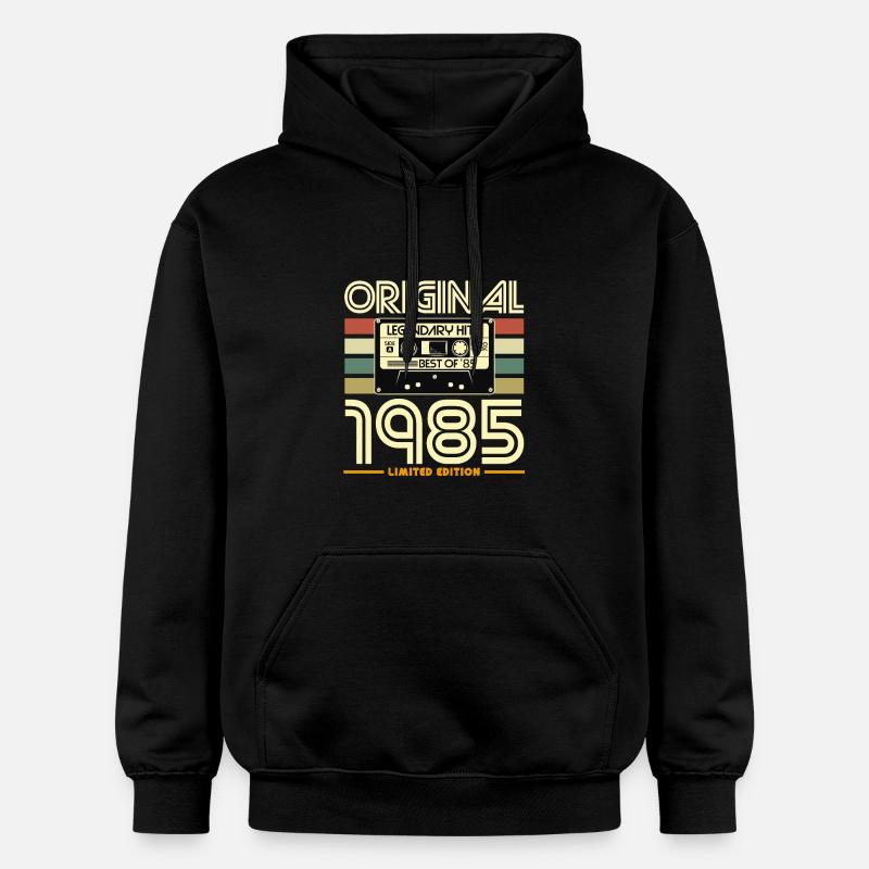 Original 1985 Retro Cassette - Sweat à capuche Softstyle® Gildan Unisexe - noir