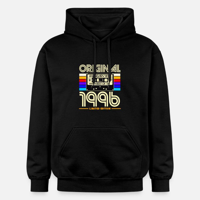 Original 1996 Cassette Retro - Sweat à capuche Softstyle® Gildan Unisexe - noir