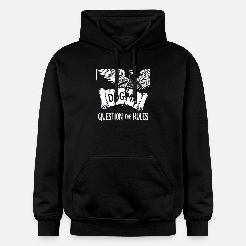 Dogma Flight: Ask the Rules - Gildan Unisex Softstyle® Midweight Hoodie - black