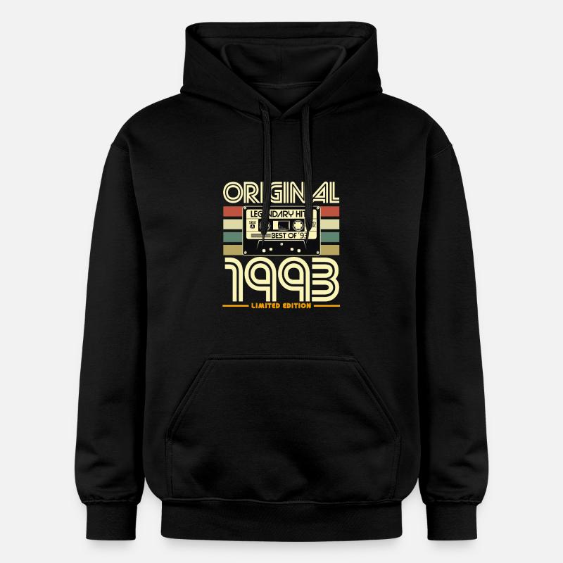 1993 Retro Hits Limited Edition - Sweat à capuche Softstyle® Gildan Unisexe - noir