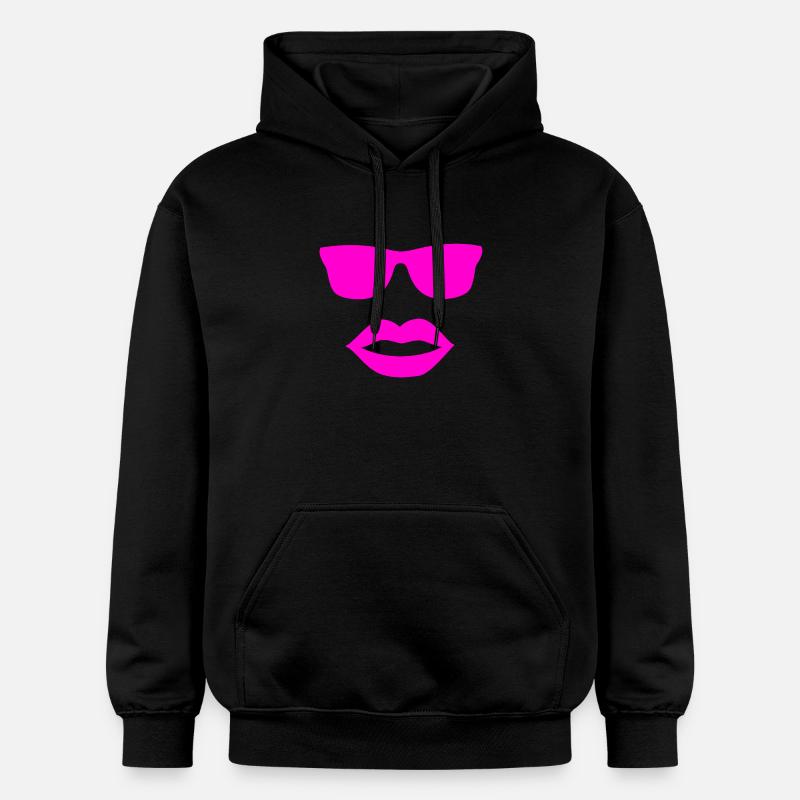 Lunettes de soleil - Sweat à capuche Softstyle® Gildan Unisexe - noir