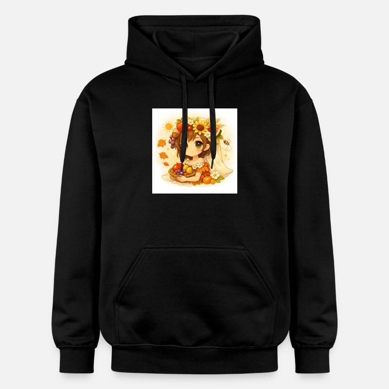 Mariée d été  - Sweat à capuche Softstyle® Gildan Unisexe - noir