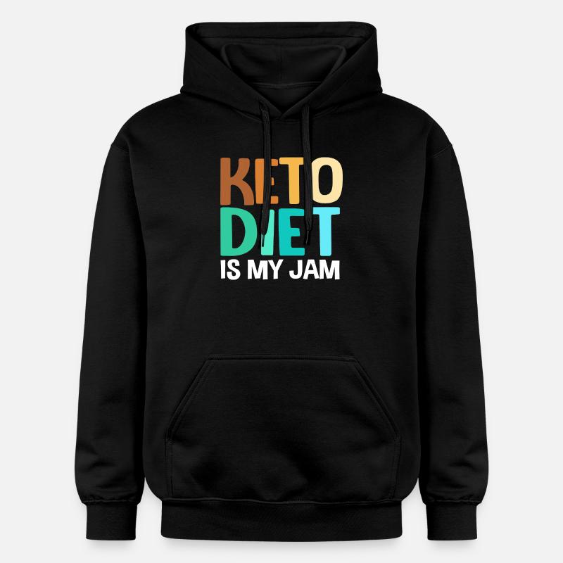 Keto - Sweat à capuche Softstyle® Gildan Unisexe - noir