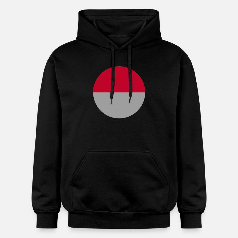Drapeau indonésien - Sweat à capuche Softstyle® Gildan Unisexe - noir