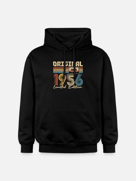 70e anniversaire, 70 ans - Sweat à capuche Softstyle® Gildan Unisexe - noir