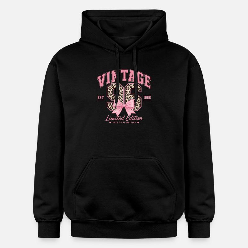 Leopard 96 Rose Limited - Sweat à capuche Softstyle® Gildan Unisexe - noir