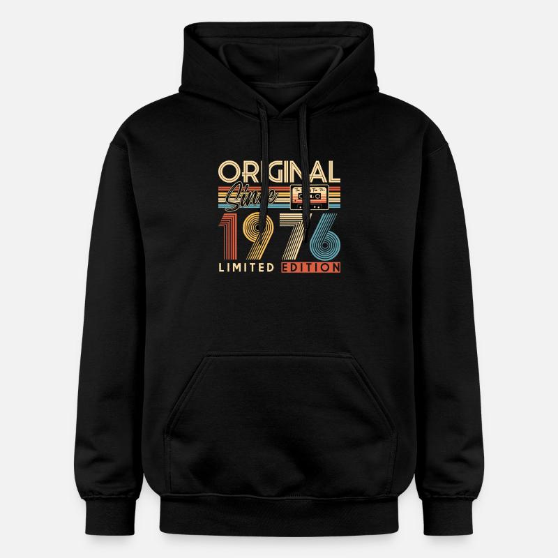50e anniversaire, 50 ans - Sweat à capuche Softstyle® Gildan Unisexe - noir