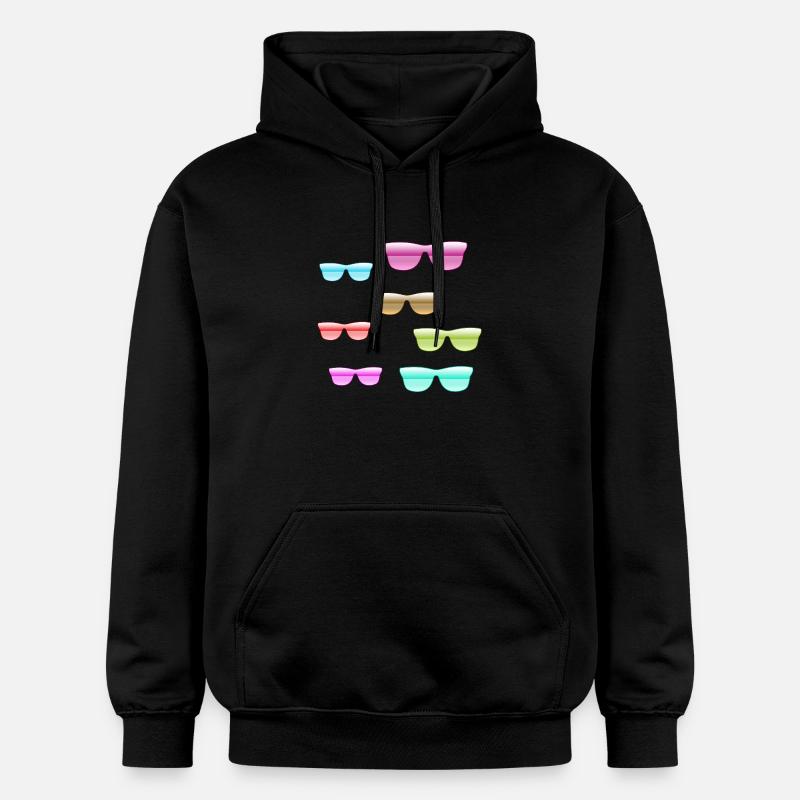Rainures solaires - Sweat à capuche Softstyle® Gildan Unisexe - noir