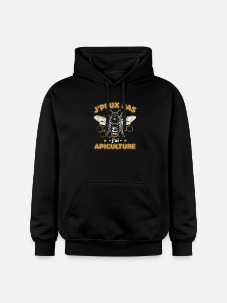 J'peux pas j'ai ApiCulture - Sweat à capuche Softstyle® Gildan Unisexe - noir