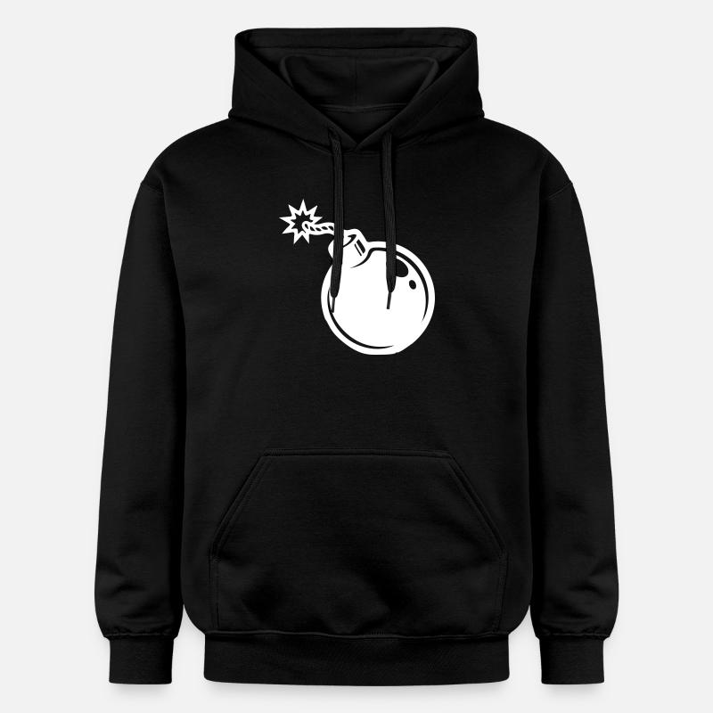 Icône de la bombe - Sweat à capuche Softstyle® Gildan Unisexe - noir