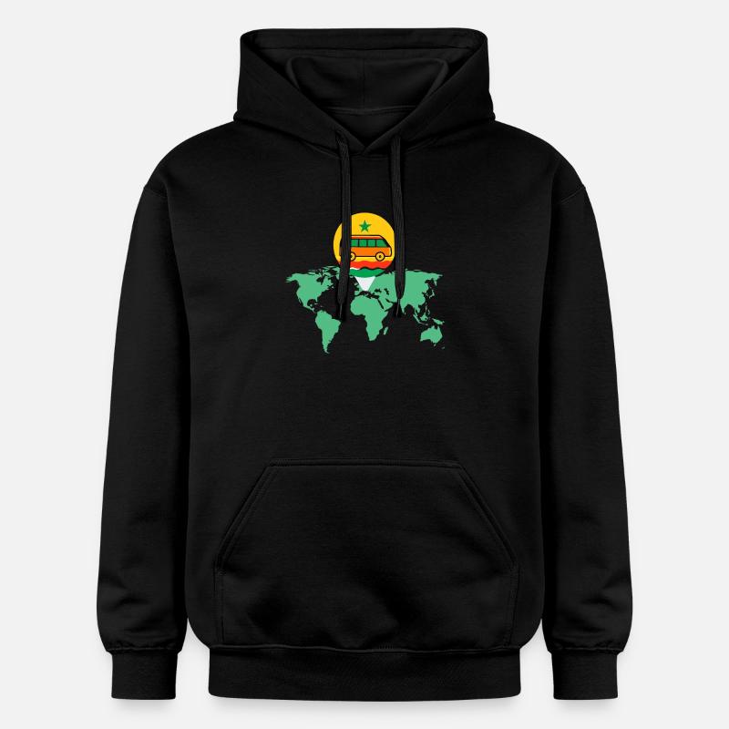 Sénégal - Sweat à capuche Softstyle® Gildan Unisexe - noir