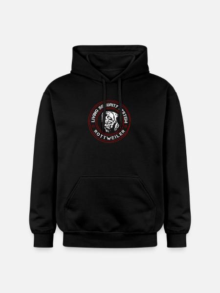 Rottweiler Security - Gildan Unisex Softstyle® Midweight Hoodie - Schwarz