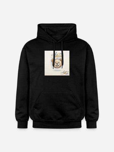 Sourire d’ours - Sweat à capuche Softstyle® Gildan Unisexe - noir