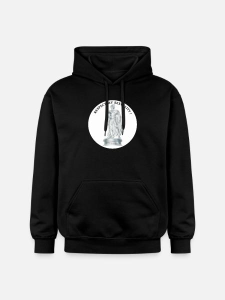 Held der Sexualität Statue - Gildan Unisex Softstyle® Midweight Hoodie - Schwarz