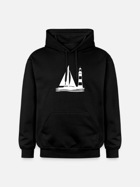 Sail - Gildan Unisex Softstyle® Midweight Hoodie - black
