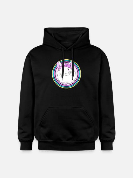 Chinchilla - Gildan Unisex Softstyle® Midweight Hoodie - black