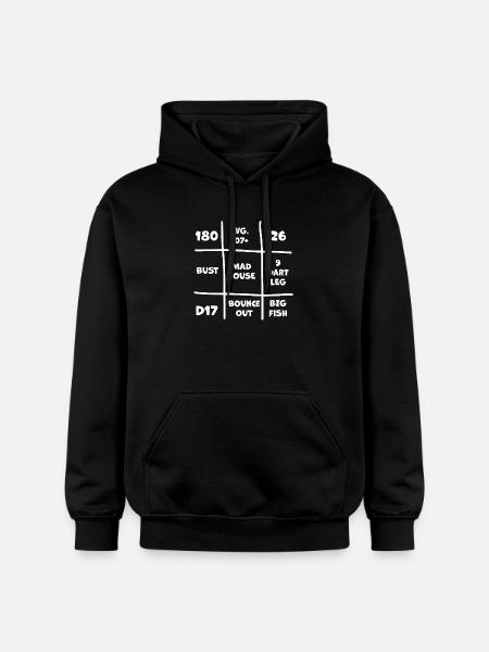Dart-BingDartGo - Gildan Unisex Softstyle® Midweight Hoodie - black