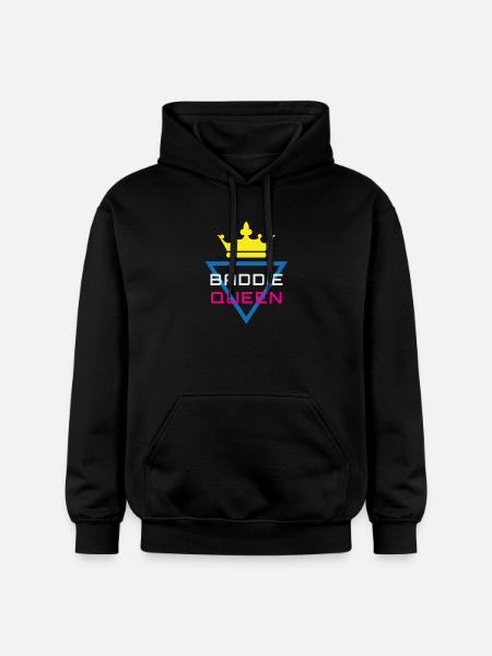 Baddie Queen Crown Y2K - Gildan Unisex Softstyle® Midweight Hoodie - black