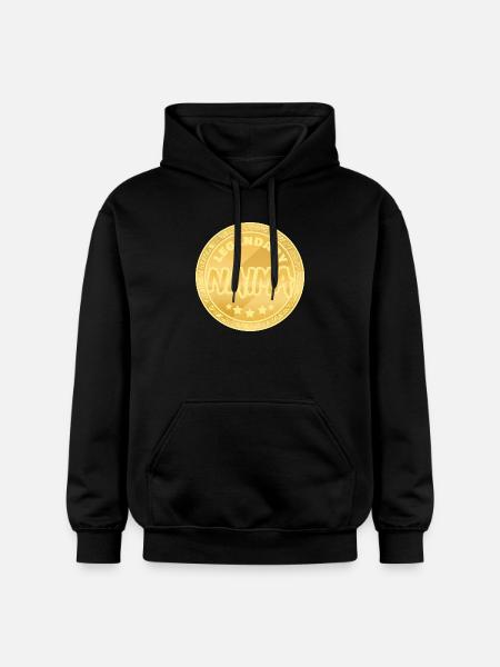 Geschenkidee Naima - Gildan Unisex Softstyle® Midweight Hoodie - Schwarz