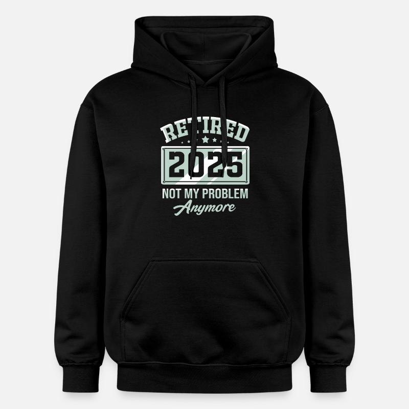 Retraite 2025 Retraité Pension Retraité - Sweat à capuche Softstyle® Gildan Unisexe - noir