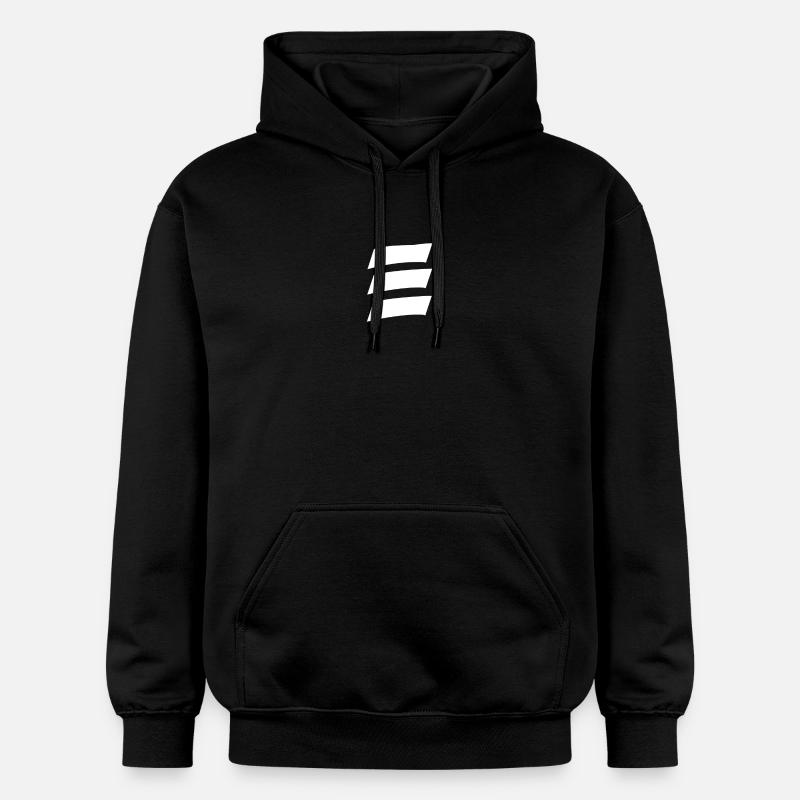 Logo chinois « E » - Sweat à capuche Softstyle® Gildan Unisexe - noir