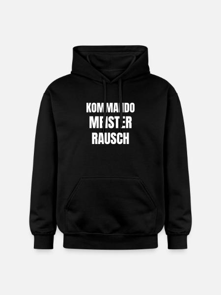 Commando Master Rush - Gildan Unisex Softstyle® Midweight Hoodie - black