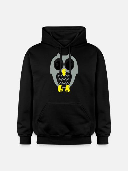 Süße Eule - Gildan Unisex Softstyle® Midweight Hoodie - Schwarz