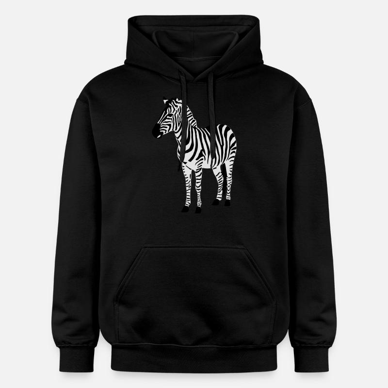 Zebra - Sweat à capuche Softstyle® Gildan Unisexe - noir