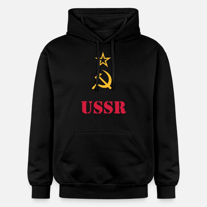 USSR (V) - Sweat à capuche Softstyle® Gildan Unisexe - noir