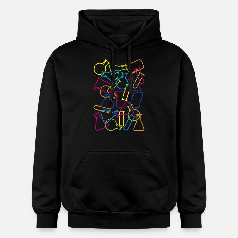 Grande Verrerie de laboratoire - Sweat à capuche Softstyle® Gildan Unisexe - noir