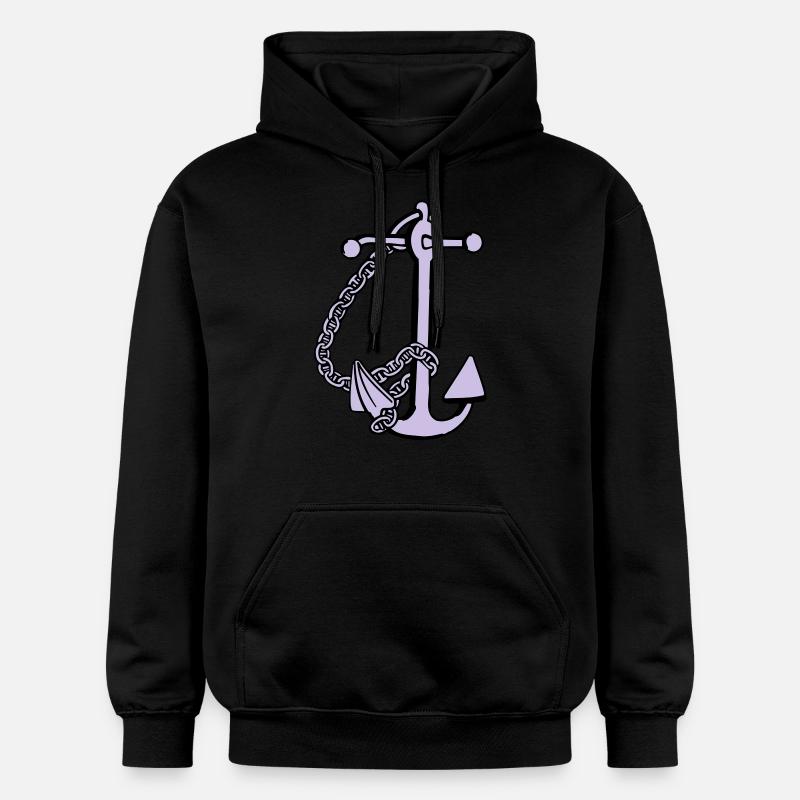 anchor - anker - Sweat à capuche Softstyle® Gildan Unisexe - noir