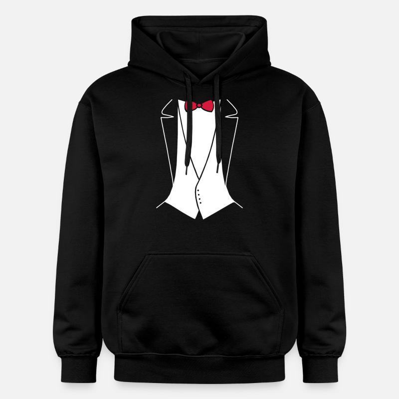 TUXEDO - SUIT SHIRT - Sweat à capuche Softstyle® Gildan Unisexe - noir