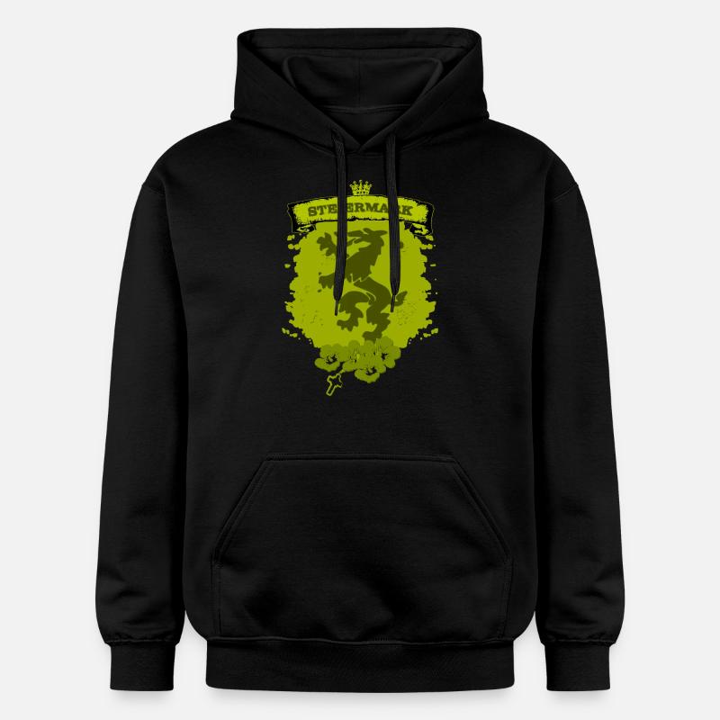Styrie - Sweat à capuche Softstyle® Gildan Unisexe - noir