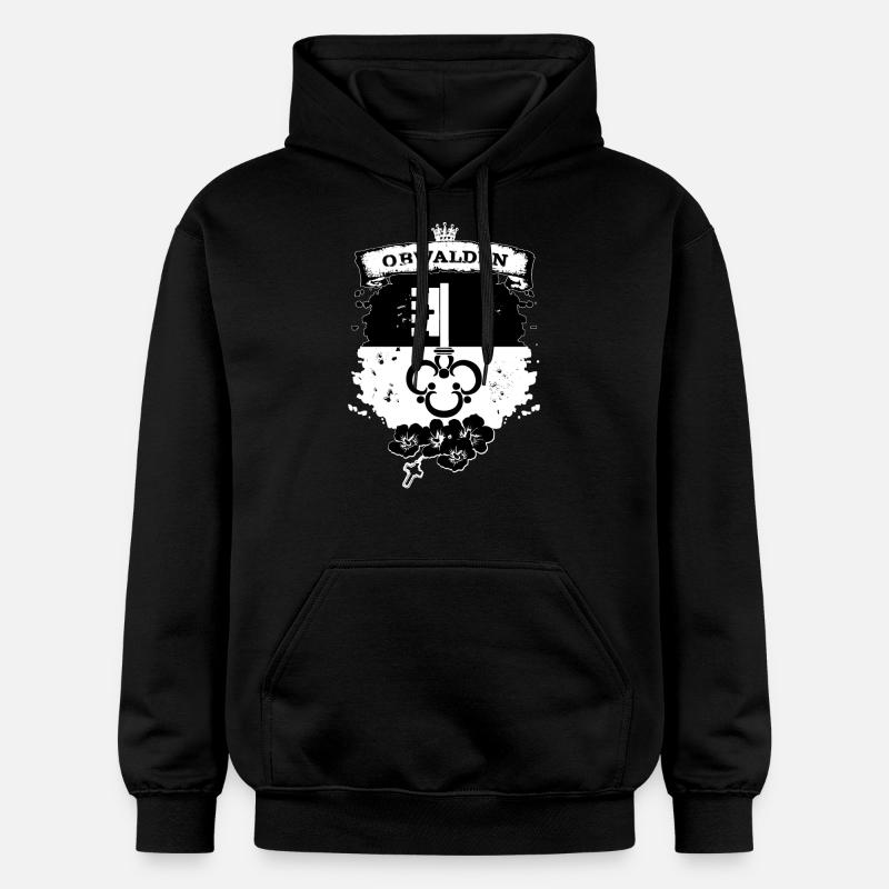 Obwalden - Gildan Unisex Softstyle® Midweight Hoodie - Schwarz