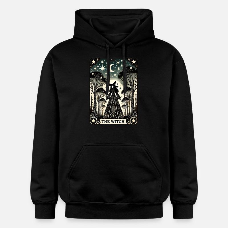 La sorcière - Sweat à capuche Softstyle® Gildan Unisexe - noir