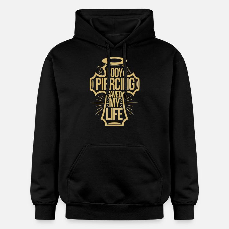 Message symbolique de la foi - Sweat à capuche Softstyle® Gildan Unisexe - noir