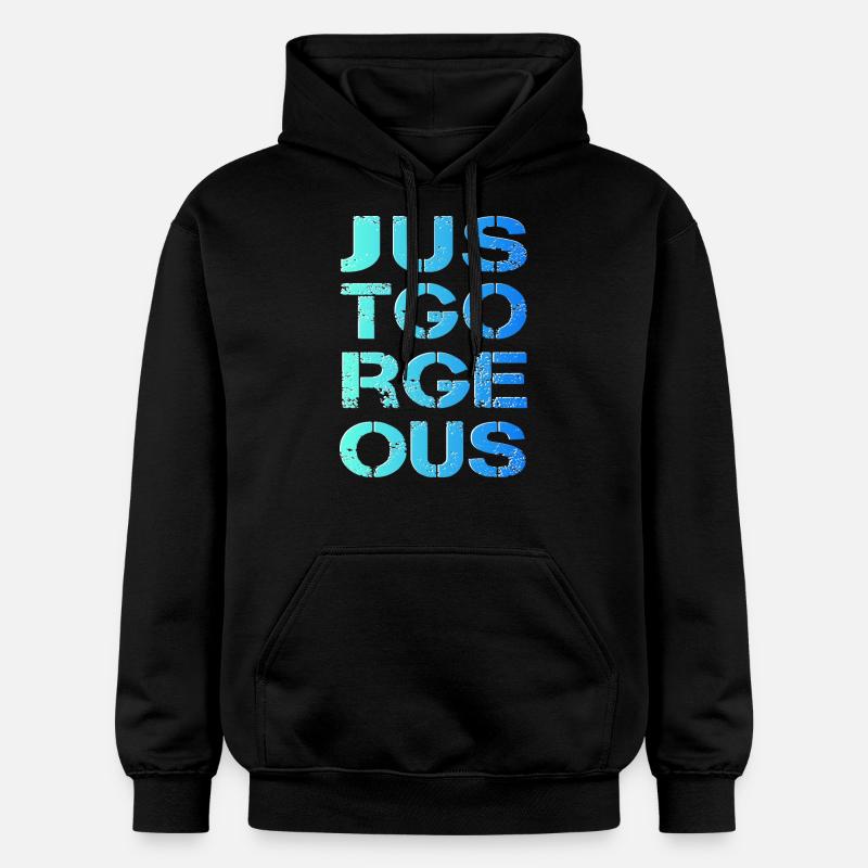 Juste super, parfaite, magnifique dentelle - Sweat à capuche Softstyle® Gildan Unisexe - noir