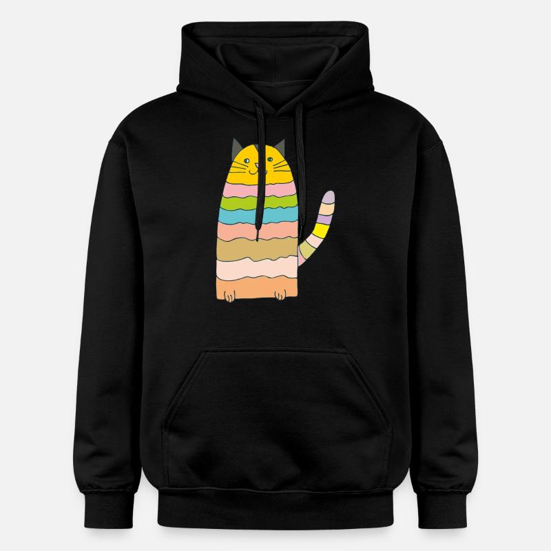 Boucles de chat - Sweat à capuche Softstyle® Gildan Unisexe - noir