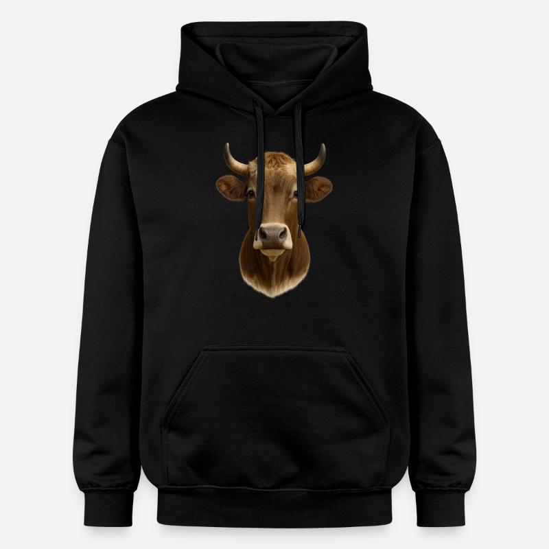La plus belle vache - Sweat à capuche Softstyle® Gildan Unisexe - noir
