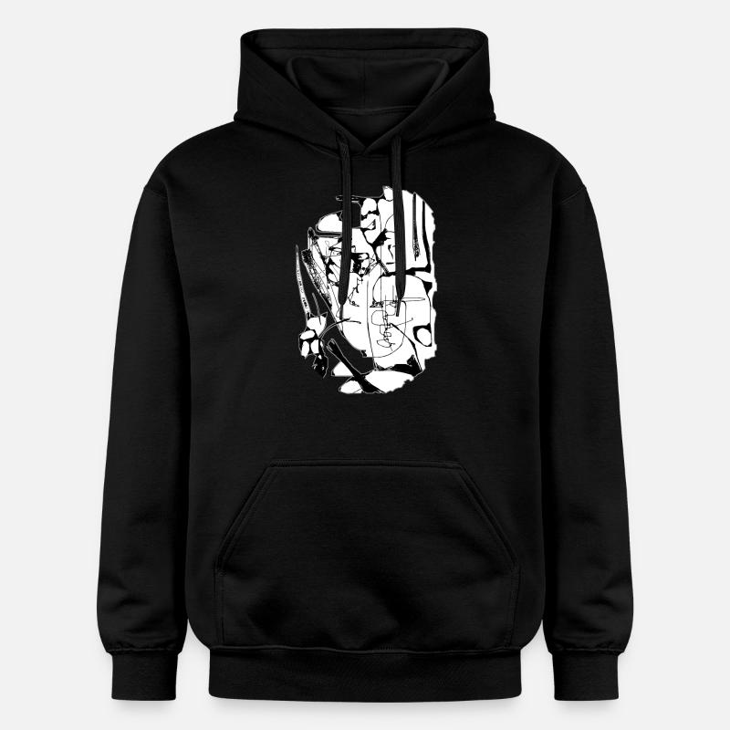 Liberté d'interprétation - Sweat à capuche Softstyle® Gildan Unisexe - noir