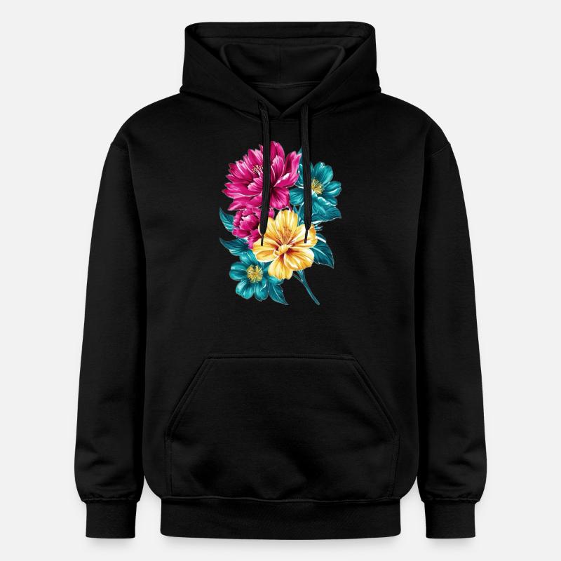 Bouquet - Sweat à capuche Softstyle® Gildan Unisexe - noir