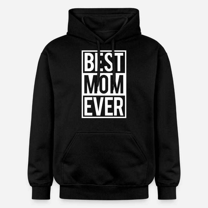 Best Mom ever - Sweat à capuche Softstyle® Gildan Unisexe - noir